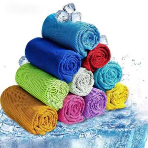 Plain Microfiber Cooling Towel Reusable Hand Wash Cooling Towel For Instant