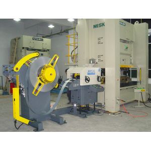 Fully Automatic Plate Metal Coil Leveling Feeder Vertical Unwinding Machine