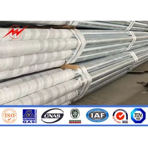 Commercial Galvanized Steel Pole 12m 500DAN 1000DAN 1600DAN ASTM A123