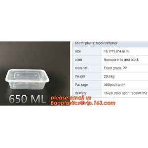 Promotional custom disposable plastic fast food bowls, plastic serving bowl,