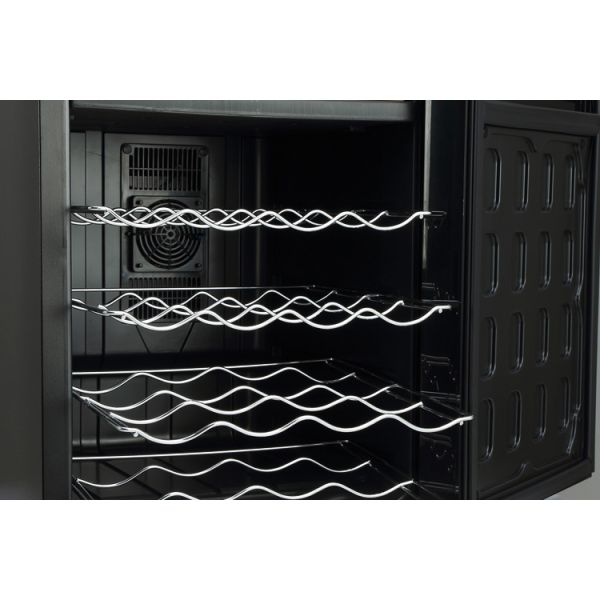 Glass Front Thermoelectric Wine Refrigerator , Dual Control Wine Fridge