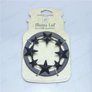 Luxury design glass yankee candle jars lids, jar metal lids sale