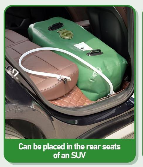 sustainable Hot Selling Large Capacity 1000-Liter Portable Green PVC Water Storage Bladder Foldable Outdoor Camping Furniture Water Tank Use