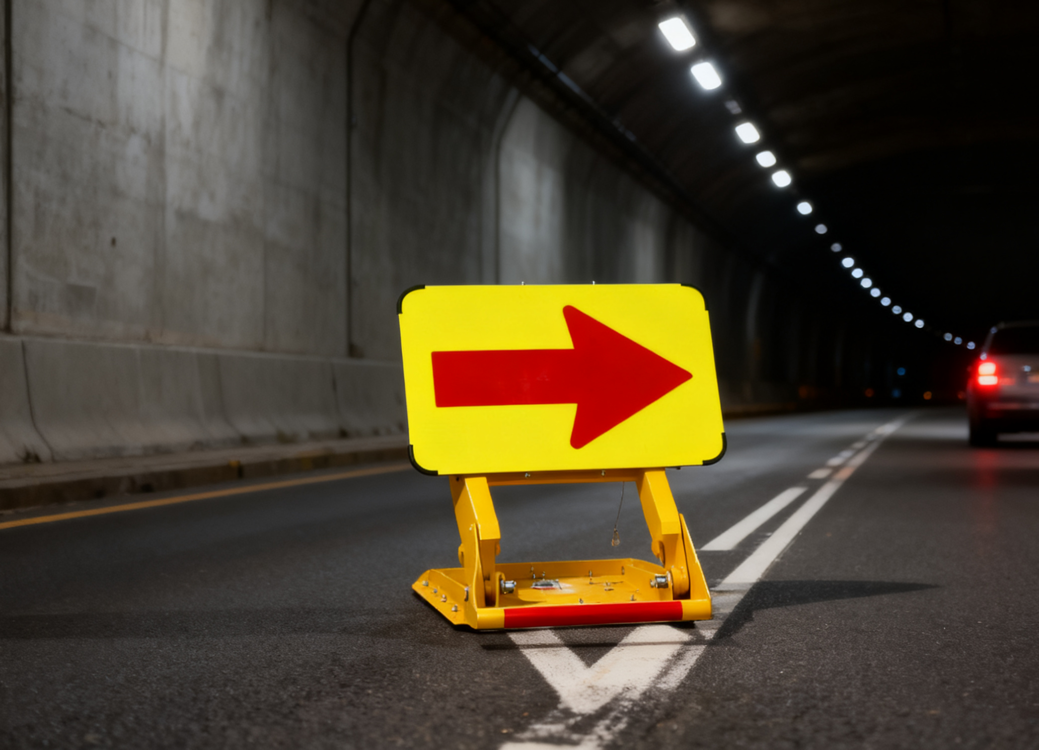 Portable Vehicle Barricades HiTOMARUKUN 13.4kg Durable Lightweight Easy Setup for Traffic Control Security