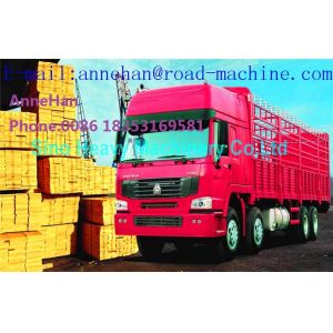 Quality 8x4 Box HOWO A7 Cargo Truck 351 - 450hp Horsepower Cargo Transport Truck for sale