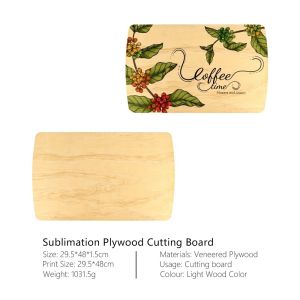 Diy Kitchen Accessories Sublimation Plywood Cutting Board Personalised Wooden