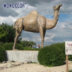 WONDERS Life size outdoor Bronze Camel Statue Bronze Camel Figurine