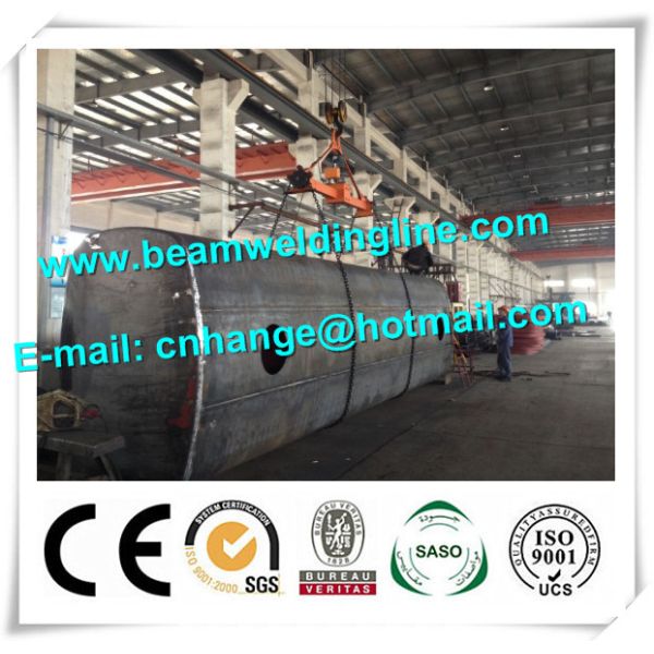 0.75KW Motor Box Beam Production Line Chain Type Turning Machine For Semi Trailer