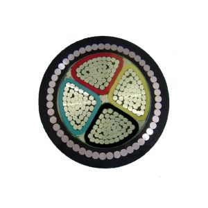 China 4x300mm2 Electrical Swa 4 Core Armoured Cable With Steel Wire Armour on sale