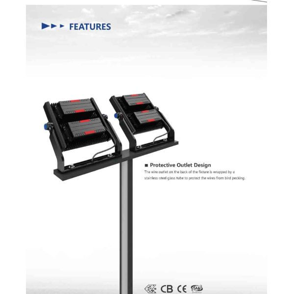 IP66 Outdoor LED Flood Lights High Mast Sports Stadium Floodlight