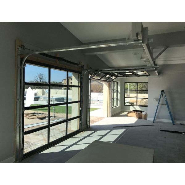 Buy Manual Or Automatic Water Tightness Class 3 Transparent Glass Sectional Garage Door With Excellent Insulation at wholesale prices