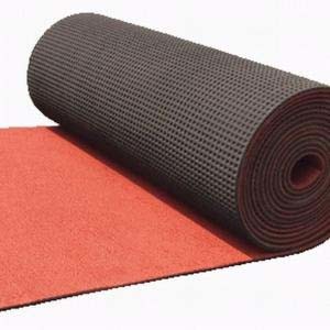 Heavy Duty Prefabricated Rubber Running Track Rollsheet Mat 9mm