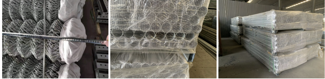 2.8mm Diameter Diamond Chain Link Fencing 8 Foot Height Galvanized