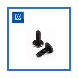 Round Head Q235 GB Spot Welding Screw Black Oxidized