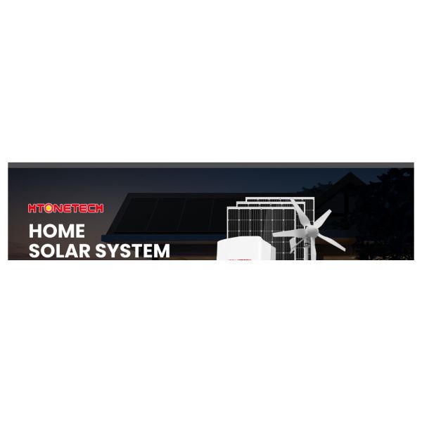 Htonetech 5kw Hybrid Solar Inverter on Grid System Solar Panel 340W China Factory 8kw 10kw 15kw on Grid Solar Energy System 5000W