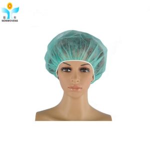 Breathable Disposable PP Hair Net Cap 18'' 21'' 24 For Food Processing Factory