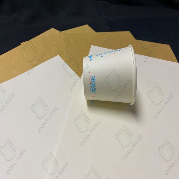 Buy PE Coated Cupstock Paper 250g+16 pe For Hot Drinks 600mm 650mm at wholesale prices