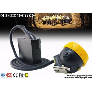 7800mA Rechargeable Mining Cap Lights Corded Style 3 Watt Main LED Power