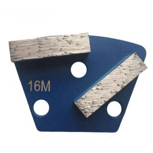 6 Grit - 400 Grit Concrete Grinding Disc Trapezoidal Cutter Head OEM Available