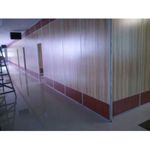White Melamine Surface Sound Proof Wall Partition For Banquet Hall
