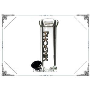 PHOENIX STAR 9MM Glass Bongs Straight Tube Smoking Water Pipe