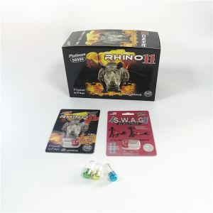 Male Sexual Performance Enhancement Pills Packaging Rhino 69 Slide 3D Effect