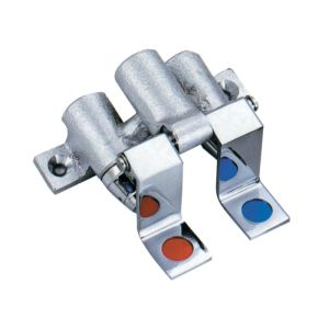 China Metal Commercial Dishwashing Equipment Brass Foot Valve With Faucet on sale