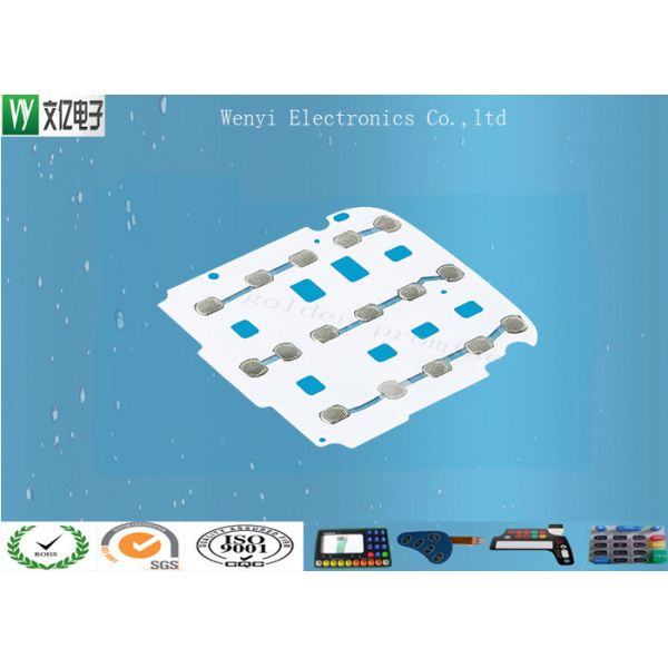 Membrane Switch Tactile Metal Domes Assembly SUS301 5 Dimple For Remote