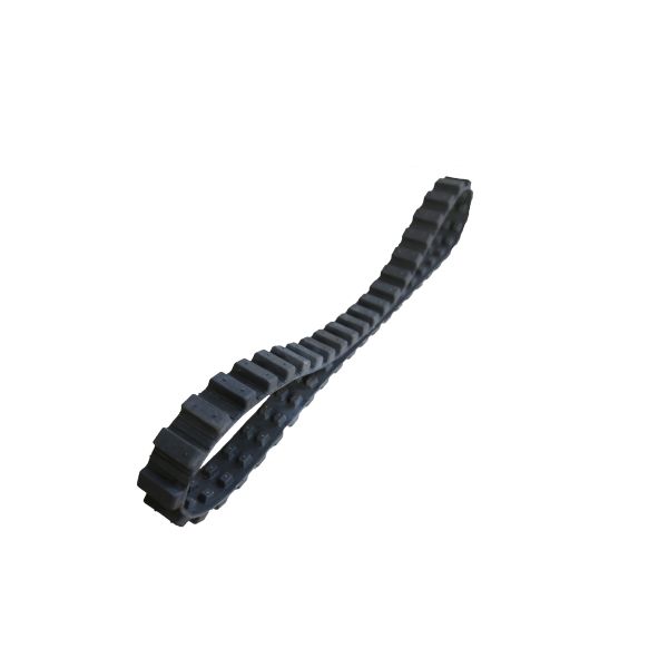 Adjustable Black Small Rubber Tracks / Rubber Tank Tracks For Robots 40×31.3×45