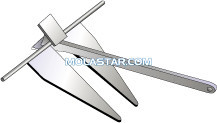 Offshore Anchor Danforth Anchor Offshore Anchor Easy Handling Steel Anchor For
