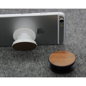 Cherry / Walnut Wood Airbag Phone Holder Custom Logo and Design Supported