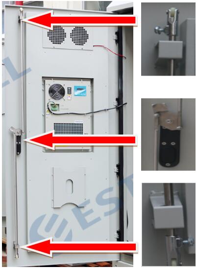 Air Conditioner Cooling Outdoor BTS Outdoor Cabinet With Environment Monitoring System