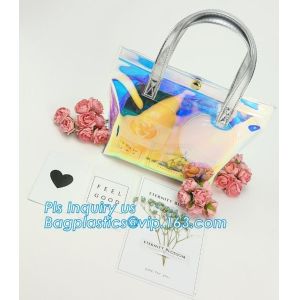 professional custom cosmetic bags waterproof clear pvc travel cosmetic makeup