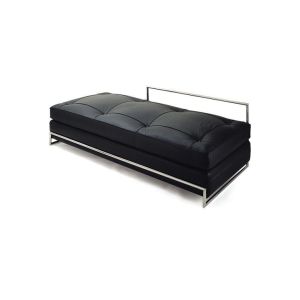 Leather Detachable Modern Classic Sofa Eileen Gray Daybed Tubular Frame