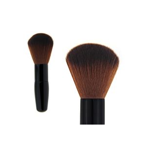 Quality Silver Angled Contour Blush Brush , Multipurpose Powder Makeup Brush for sale