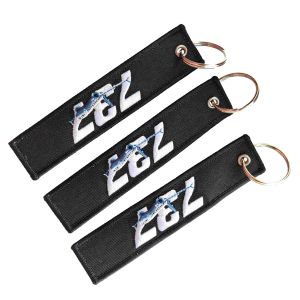 Custom 737 Aviation Keychain - OEKO-TEX® Polyester + Laser Engraving