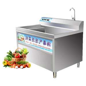 Hot Selling Semi Automatic Hotels Air Bubble Long Banana Bean Sprout Washing