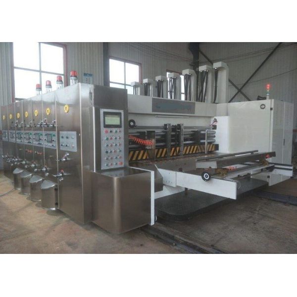 Buy 1-6 Colors Flexo Printer Slotter Die Cutter Automatic Carton Machine at wholesale prices