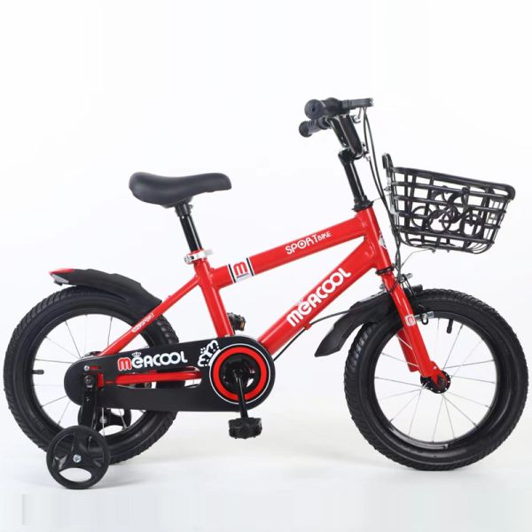 Simple Frame Lightweight Kids Bike With Plastic Mudguard Single Speed