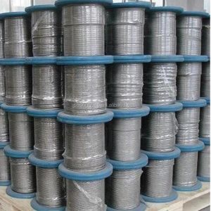 8mm Galvanized Steel Wire Rope for Elevator Lifting 6x19 FC Steel Cable Ropes
