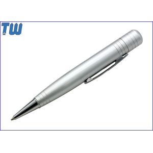 China 2 Functions Copper Ballpoint Pen 1GB USB Memory Stick Pendrives on sale