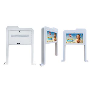 Factory Wholesale Floor Stand Outdoor Capacitive 4K Screen Sunlight Readable Tv