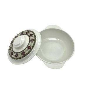 China Ripple Melamine Salad Bowl With Lid Non Toxic 7.5 531 Series CE on sale