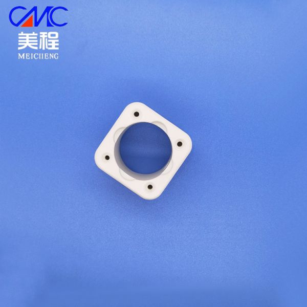 Buy High Electrical Insulation Textured Alumina Ceramic Parts Heat Resistant at wholesale prices