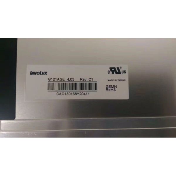 20 Pin Connector Industrial Monitor Display 12.1'' 800*600 Pixels Innoux G121AGE-L03