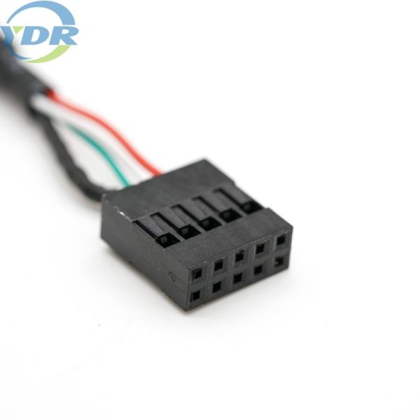 Customizable Dupont 2.54 Connector 2*5 Pin Double Row Electrical Wire Harness