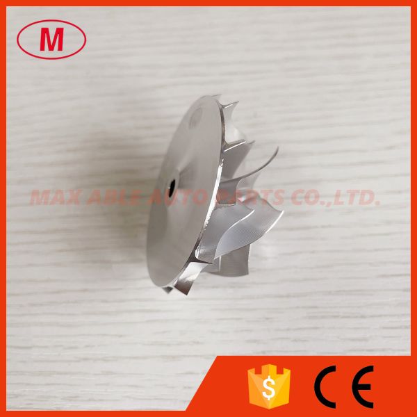 TD04HL 14T 49377-00015 39.60/51.00mm 1401-404-414 6+6 blades point milling snake curve turbo billet compressor wheel