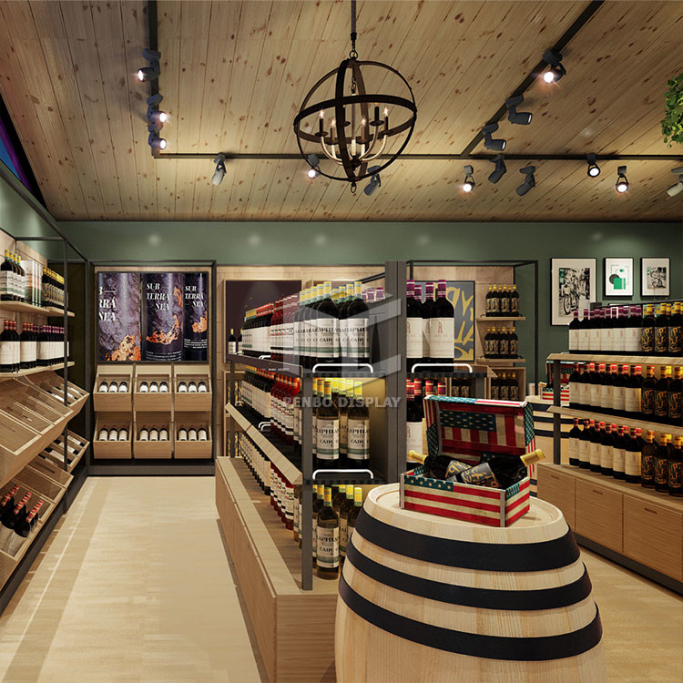 Buy Monomer Design Wine Display Cabinet 16mm Thick MDF Acceptable at wholesale prices