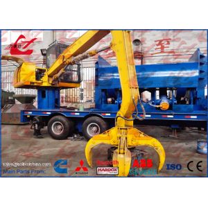 Mobile Car Baler Logger Vehicles Scrap Metal Baler Car Bodies Baling Press
