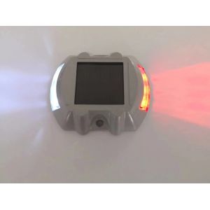 ALuminum Alloy Solar Deck Light 12PCS LED Steady Bright / Flashing